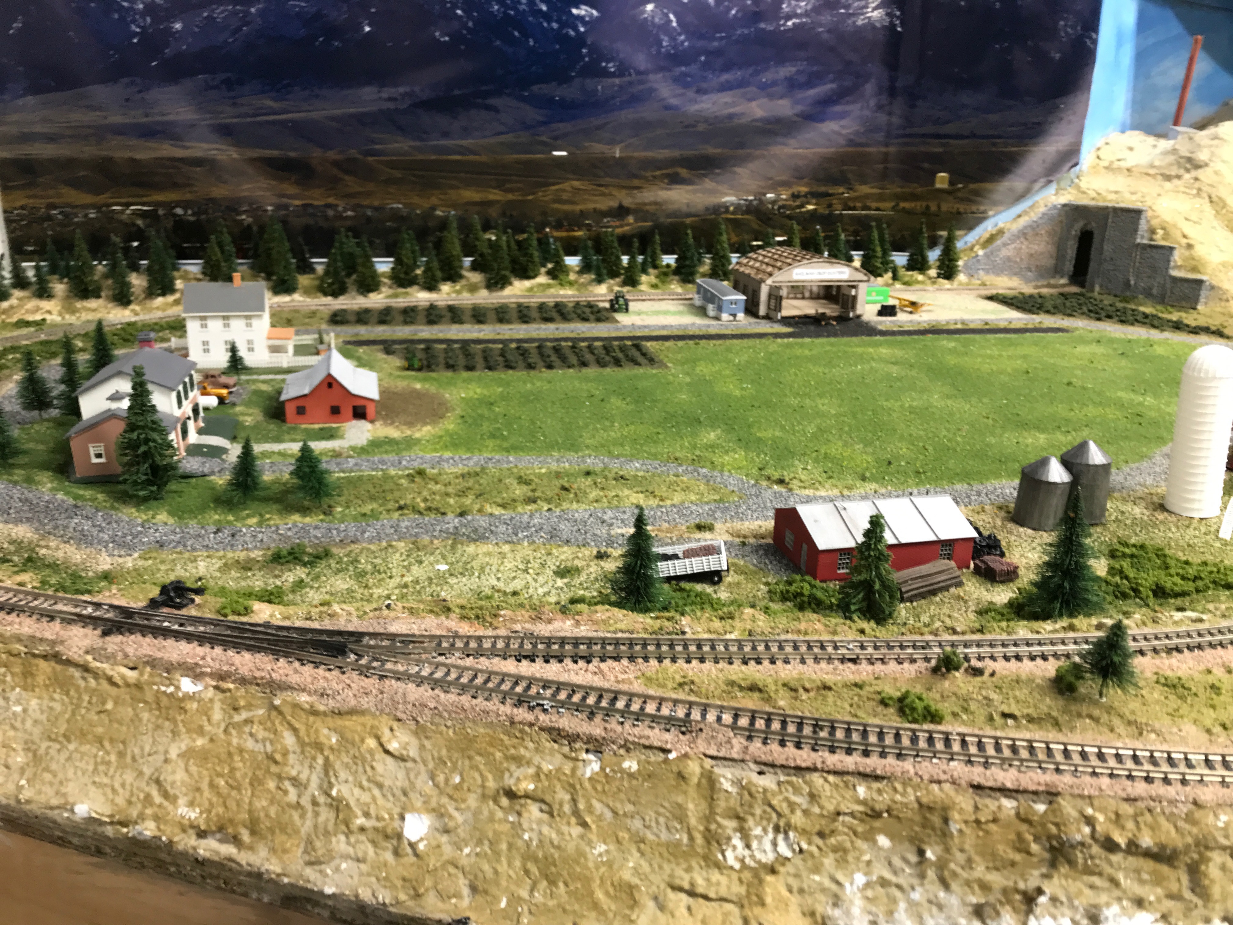 N Scale farm